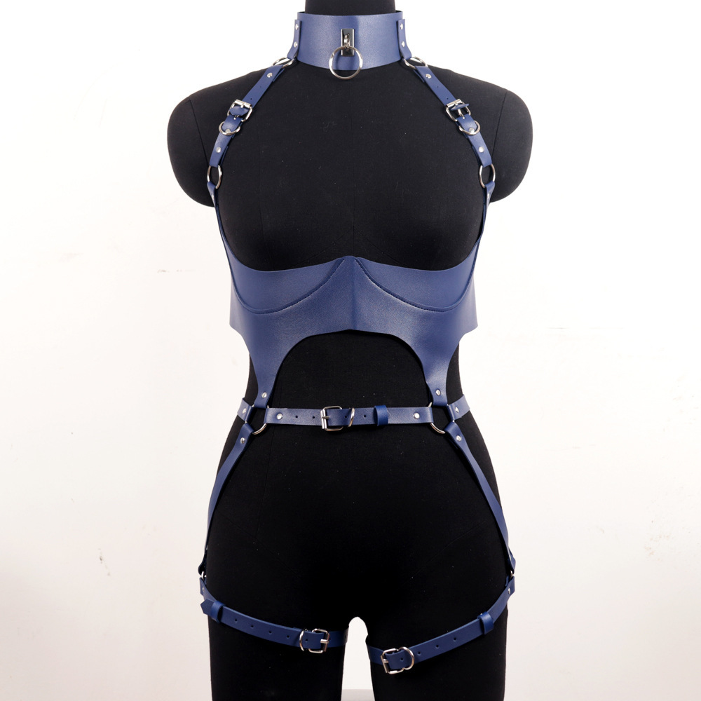 Garter Belt Set - Conjuntos de arnês de couro feminino