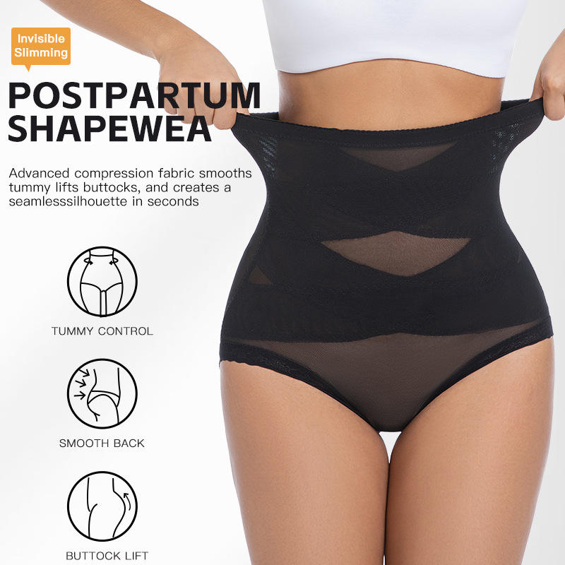 Seamless Underwear Women - Shorts Modeladores de Cintura Alta para