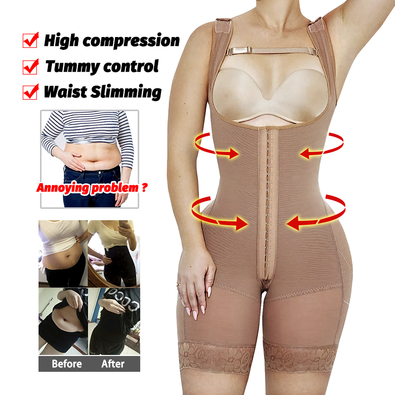 Cintas colombianas fajas shape - Shapewear Bodysuit Firm avaliação e preço